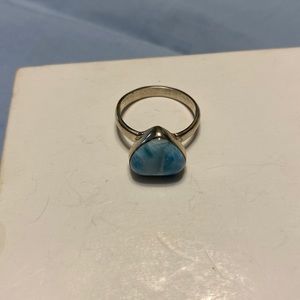 New sterling silver heart shaped ring